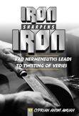 photo of book cover iron sharpens iron